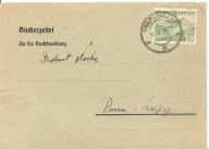 BRWINÓW -WARSZAWA -karta -obieg 1936 rok -rozliczenie za książkę