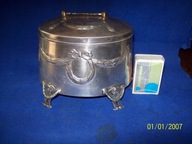 PROMOCJA--DOBRA CENA-[@ac] --Wiedeń-Srebro-Cukiernica ok-1880r-- 320g