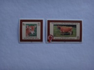 Jersey 1979, Krowy, zwierzęta domowe, ssaki, fauna, Mi. 196-197