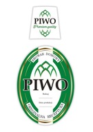 Naklejki / etykiety na piwo - 10sztuk - wzór1