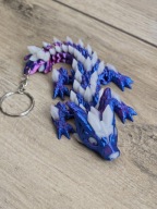 Breloczek Wolf DragonCrystal 16cm - Brelok Świecący w Nocy - Druk 3D