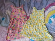 Lupilu zestaw 2 sukienek owoce rozm. 98/104