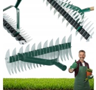 AERATOR WERTYKULATOR RĘCZNY DO TRAWY TRAWNIKA CHWASTÓW OGRODOWY SOLIDNY