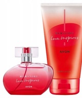 Avon Woda Perfumowana Herstory Love Inspires perfumowany balsam Zestaw