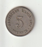 Niemcy-Cesarstwo 5 Pfennig 1914 J