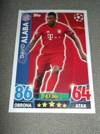 MATCH ATTAX 2015-2016 BAYERN MONACHIUM David Alaba 168