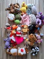 Zestaw maskotek 25szt Średnie 10-20cm Z705