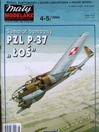 Mały Modelarz 4-5/2004 samolot PZL P-37 ŁOŚ