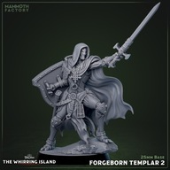 Forgeborn Templar 2 - WI - figurka RPG DnD D&D - druk 3D 14K