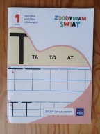 Zdobywam Świat poziom 1 , Zeszyt do kaligrafii