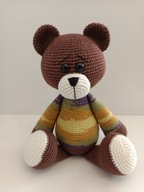 Miś szydełko maskotka pluszak zabawka handmade amigurumi ręcznie robiony