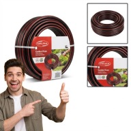 WĄŻ OGRODOWY MOCNY WYTRZYMAŁY 4-WARSTWOWY ZBROJONY UV GLONY DELPHI 3/4" 30M