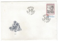 Czechy 2000 FDC Znaczek 242 filatelistyka dzieci