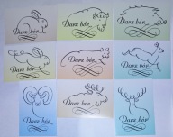 DARZ BÓR, ZESTAW 9 POCZTÓWEK, MUZEUM ŁOWIECTWA I JEŹDZIECTWA