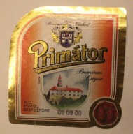 ETYKIETA - Pivovar Nachod - Primator - Premium Lager