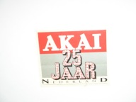 AKAI 25 lat oryginalna naklejka z PRL
