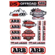 NAKLEJKI NA MOTOR MOTOCYKL ROWER ARB OFFROAD RACING