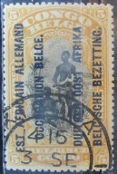 Kongo stary znaczek z nadrukiem (1/11