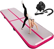 Materac gimnastyczny Fbsport różowy 300 cm x 100 cm