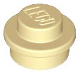 LEGO Płytka okr 1x1 Beżowa Tan 4073 4161734 5szt