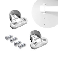 UCHWYT DRĄŻKA DO SZAFY IKEA PAX BIAŁY + WKRĘTY 100% ORYGINAŁ IKEA - 2szt