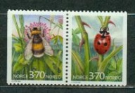 NORWEGIA** Owady: trzmiel i biedronka Mi 1235-36