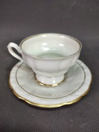 Stary porcelanowy zestaw filiżanka ze spodkiem
