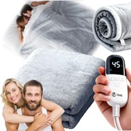 KOC ELEKTRYCZNY GRZEWCZY DUŻY 180x160 DWUOSOBOWY 25 POZIOMÓW TIMER + PILOT