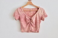 Blue Life crop top / bluzka Różówa