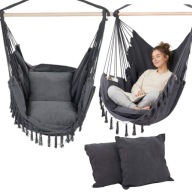 FOTEL WISZĄCY KRZESŁO BRAZYLIJSKIE HUŚTAWKA HAMAK KOKON BOCIANIE GNIAZDO