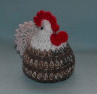 Kurka na szydełku / kogucik / kura / Wielkanoc