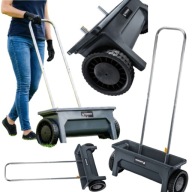 SIEWNIK RĘCZNY DO TRAWY NAWOZU WARZYW OGRODOWY SOLI PIASKU NA KÓŁKACH