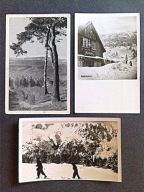 KARKONOSZE , lata 50-te , zestaw 3 pocztówek