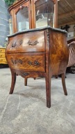 Stara Piękna Komoda masywna beczka z marmurem nr 10