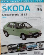 Skoda Favorit 136 LS nr.36.Czeski Deagostini 1:43