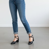 Boohoo eleganckie buty na obcasie czarne rozm. 38