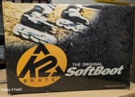 Łyżworolki K2 Freedom W dla kobiet z K2 Softboot, czarne