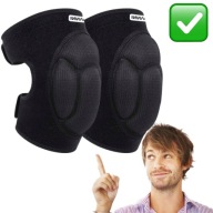 NAKOLANNIKI OCHRONNE PIANKOWE BEZSZWOWE CZARNE ROZMIAR L | KOANNI