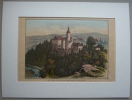 CZOCHA, ZAMEK CZOCHA (Burg Tzschocha) SUCHA, pod Leśną (Marklissa)