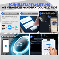 XTOOL AD20 Pro OBD2 urządzenie diagnostyczne skaner F17161