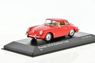 PORSCHE 356 B Hardtop Coupe red 1961 1/43 MINICHAMPS 400064320