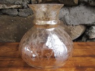 Stary Szklany Klosz_PIWNY MARMURKOWY_lampa naftowa_ mont.150 mm