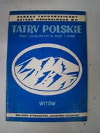 Tatry Polskie Witów Mapa Topograficzna 1:10000