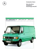 PROSPEKT MERCEDES-BENZ TRANSPORTER KASTENWAGEN/KOMBI 210/208 D/210 D