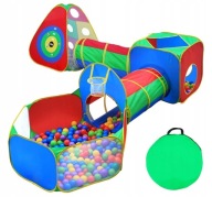 NAMIOT DLA DZIECI TUNEL DOMEK DO OGRODU DOMU ZESTAW DO ZABAW Z TUNELAMI 5W1