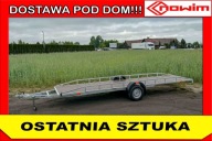 Przyczepa dłużyca lekka niehamowana DMC 750 kg 6 x 1,3 m 1 osiowa platforma
