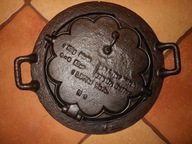 STARA GOFROWNICA ŻELIWNA Z PRZEPISEM