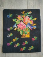 Powłoczka poduszki haft krzyżykowy