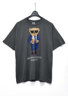 Męska Koszulka T-Shirt Bawełniana Szara Port & Company |R. L