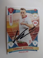 Karta panini autograf Polska Tomasz Kędziora PZPN